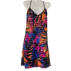 Simon Chang Slip Dress Stretchy Whimsigoth Fairy Faerie Size Large